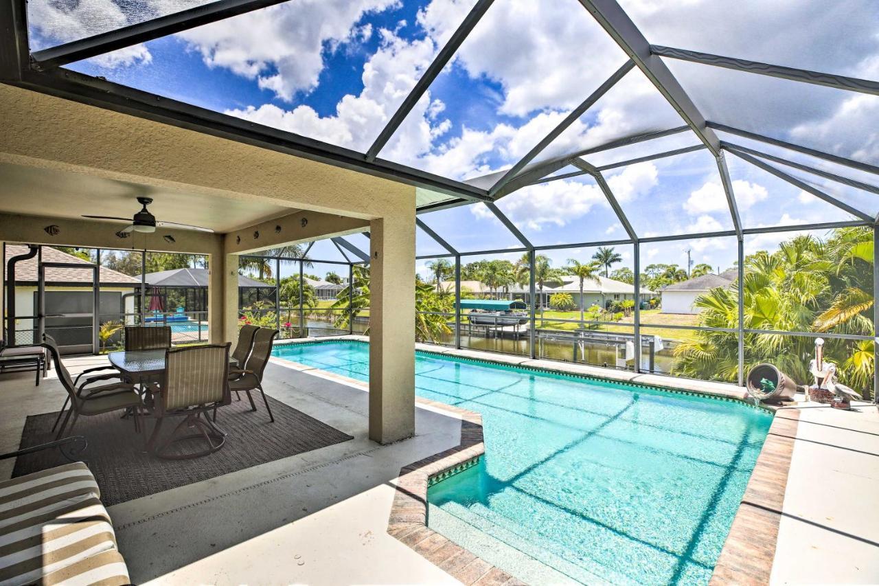 Cape Coral Canalfront Home With Pool And Dock Extérieur photo