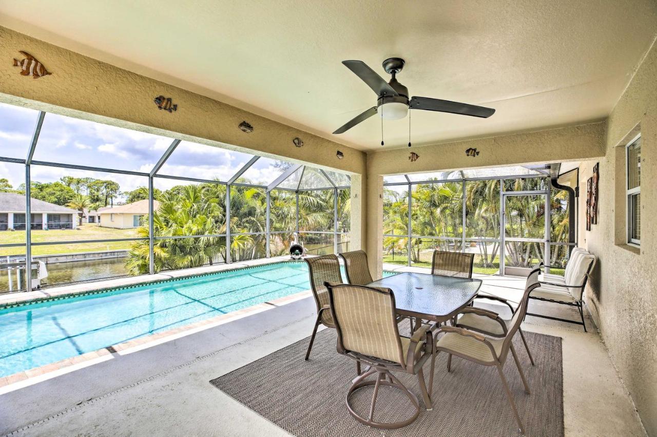Cape Coral Canalfront Home With Pool And Dock Extérieur photo